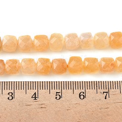 Natürlichen Topas Jade Perlen Stränge&nbsp;G-H078-C50-6mm