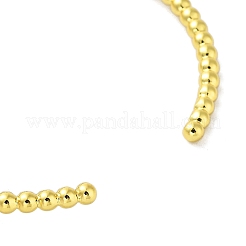 Micro ottone spianare zirconi braccialetti del polsino&nbsp;BJEW-E095-05G