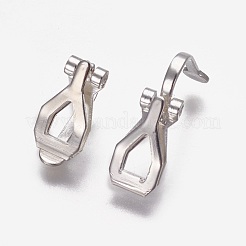 Ohrclips aus Messing zum Aufstecken&nbsp;KK-F785-01S