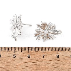Messing micro pave zirkonia-ohrstecker-Zubehör&nbsp;LS-KK-K371-39P