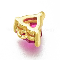 Breloques en laiton avec zircone cubique de micro pave&nbsp;LS-ZIRC-H102-15A-G