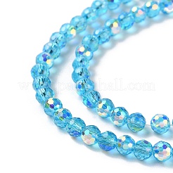 Trasparenti perle di vetro placca fili&nbsp;GLAA-Q099-B01-01