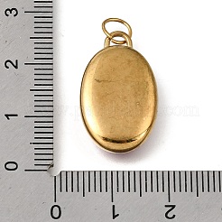 304 Edelstahl-Emaille-Anhänger&nbsp;STAS-F359-01C-G