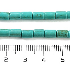 Chapelets de perles en turquoise synthétique&nbsp;X-TURQ-G120-4x6mm-13