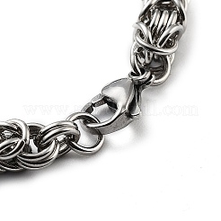 Anlaufgeschütztes 201 Edelstahl-Kettenarmband&nbsp;BJEW-Z023-03B