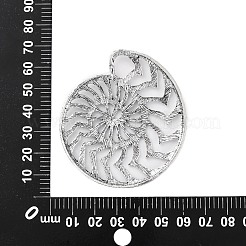 Gros pendentifs en alliage de style tibétain&nbsp;PALLOY-S195-01B-AS