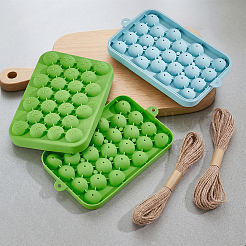 2 Stück 2 Farben lebensmittelechte Silikonformen&nbsp;DIY-HY0003-75