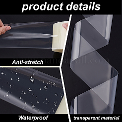 Transparentes PVC-Schutzfolienband für Uhrenschmuck&nbsp;DIY-WH0750-102B