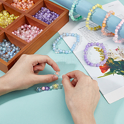 1050pcs 30 Arten transparente Acrylperlen&nbsp;OACR-WR0001-04