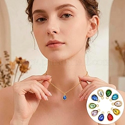 Kits de fabrication de pendentifs en forme de larme à faire soi-même&nbsp;DIY-YW0018-59