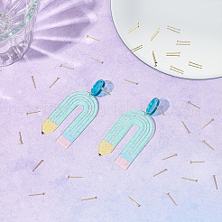 200 pièce de boucles d'oreilles à tige en acier inoxydable 304&nbsp;STAS-UN0062-57
