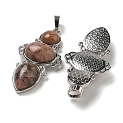 Colgantes naturales rhodonite&nbsp;G-Q158-04B