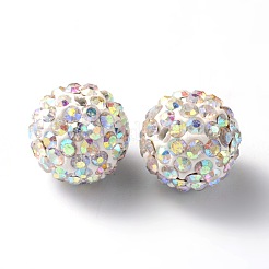 Polymer Ton Strass Perlen&nbsp;RB-C1438-12mm-A28