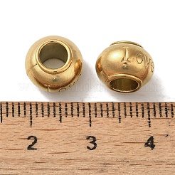 Ionenplattierung (IP) 304 Edelstahl europäische Perlen&nbsp;STAS-K285-25G