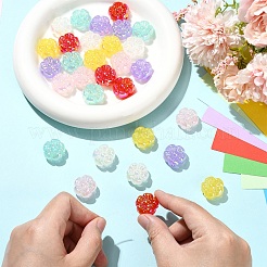 30 Stück 6 Farben UV-beschichtete undurchsichtige Acrylperlen&nbsp;AC-YW9D8D-03