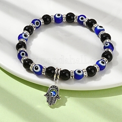 Natürliche schwarze Onyx-&nbsp;BJEW-TA00448