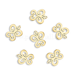 Breloques en acier inoxydable avec placage ionique (IP) 201&nbsp;STAS-N098-131LG