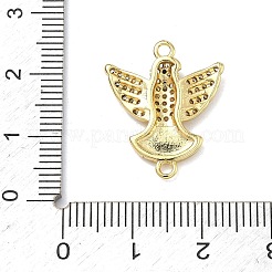 Messing-Vogelanhänger mit Mikropavé-Fassung und klaren Zirkonia&nbsp;KK-A293-11G