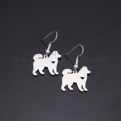 Pendientes colgantes de acero inoxidable 304 para mujer&nbsp;WG519B6-01