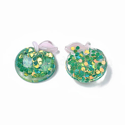 Herbstthema transparente Epoxidharz-Cabochons&nbsp;LS-CRES-N034-01