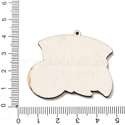 Ciondoli in legno stampati a tema football americano&nbsp;WOOD-B012-02D