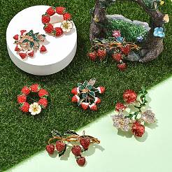 1 broche en alliage de fruits&nbsp;JEWB-YW0001-07