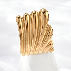 Anelli polsini in acciaio inossidabile 304&nbsp;RJEW-D306-10G