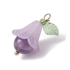 5 stücke 5 arten natürliche amethyst & gefärbt quarz kristall & aventurin & rose quarz & synthetische grün türkis anhänger&nbsp;PALLOY-TA00147