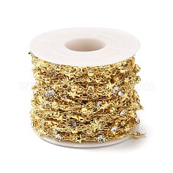 Chaînes de perles en strass de verre faites à la main&nbsp;CHC-M024-02G
