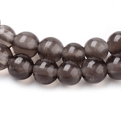 Natürliche Eis Obsidian Perlen Stränge&nbsp;G-Q462-69-4mm