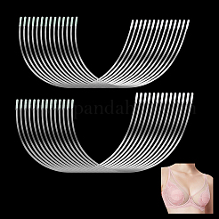 24 sac 2 styles de baleines de soutien-gorge en acier inoxydable 304&nbsp;STAS-PH0006-94B