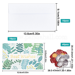 Umschlag und Blumenmuster danke Kartensätze&nbsp;DIY-CP0004-97