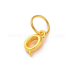 925 dije de letra de plata esterlina con anillos de salto&nbsp;LS-STER-R008-01G-Q