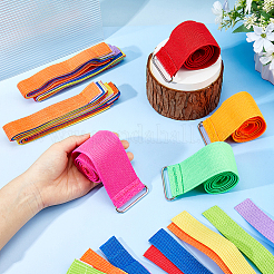 8 pieza de accesorios para juego de cola de captura de tela oxford de 4 colores con cinturones de bucle de gancho&nbsp;AJEW-DC0003-63