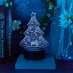Lampe de visualisation créative acrylique 3d&nbsp;DJEW-WH0010-58