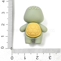 Schildkröten-Silikonperlen in Lebensmittelqualität&nbsp;SIL-A009-02C