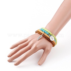 4 pz bracciali elastici&nbsp;BJEW-JB05888