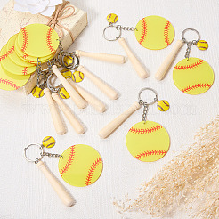 15 porte-clés en bois&nbsp;KEYC-SW00029