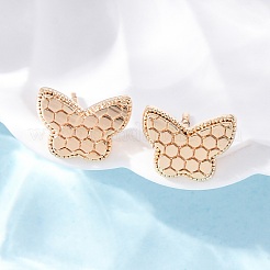 Clous d'oreilles en laiton&nbsp;EJEW-D288-08G