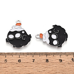 Anhänger aus Legierung und Emaille mit Halloween-Motiv&nbsp;ENAM-T021-31A-02P