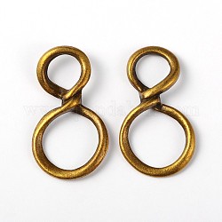 Tibetan Style Pendants, Cadmium Free & Nickel Free & Lead Free, Antique Bronze, Hole:2mm, 30.5x17x5mm