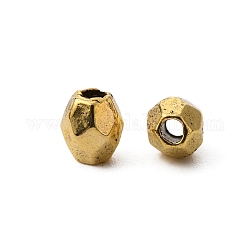 Tibetischen Stil Legierung Zwischenperlen, Oval, Cadmiumfrei und Nickel frei und Bleifrei, Antik Golden, 4x3.5 mm, Bohrung: 1 mm, ca. 7600 Stk. / 1000 g
