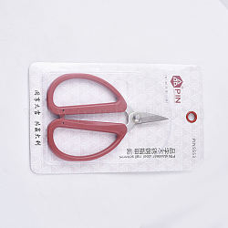 Ножницы из нержавеющей стали, универсальные ножницы, для изготовления ювелирных изделий, с пластиковой ручкой, красные, 135x90x10 мм