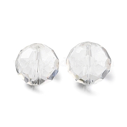 Perle di cristallo austriache imitazione di vetro, sfaccettato, tondo, chiaro, 11.5mm, Foro: 1.4 mm