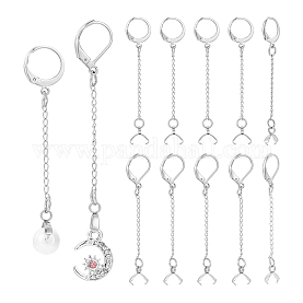  Pandahall 40Pcs 304 Stainless Steel Earring Hooks with