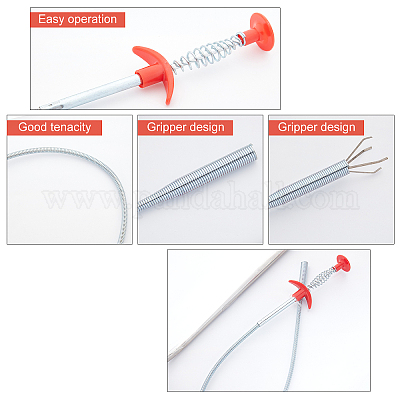 Shop Stainless Steel Drain Clog Remover Tool for Jewelry Making