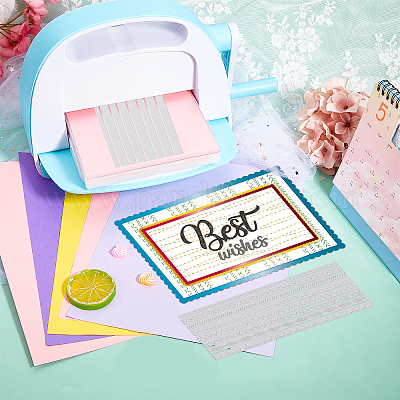 MiOYOOW Matrice de Découpe Fleurs, 6pcs Feuilles de Fleurs Matrices de