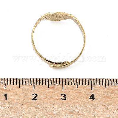 Einstellbare Pad-Ring-Einstellung aus Messing&nbsp;KK-K414-06G-1