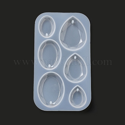 Stampo In Silicone Per Resina Fai Da Te – Forma A Goccia/Nastro Per Ciondoli E Gioielli – Geometrico, Circa 50g