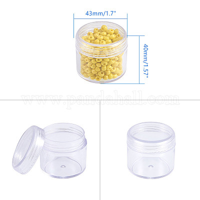Contenedores de abalorios de plástico&nbsp;CON-BC0004-22B-43x40-1